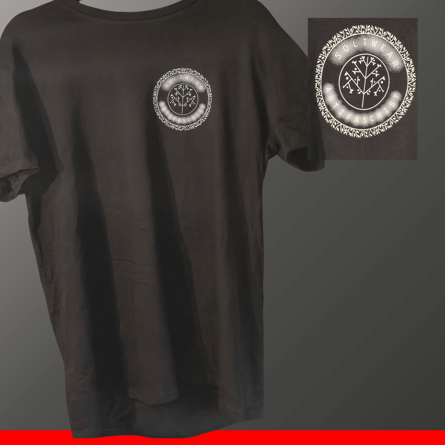 SoliWear T-Shirt mit Logo – B - Ware Größe M - SoliWear
