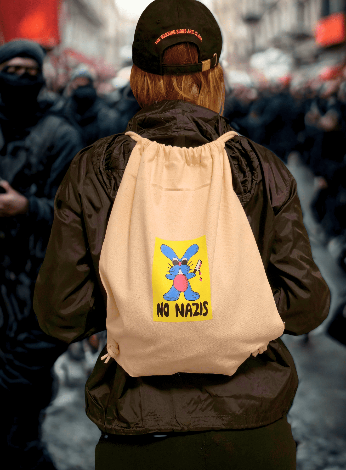 Rabbit Bag – Antifaschistischer Turnbeutel - SoliWear