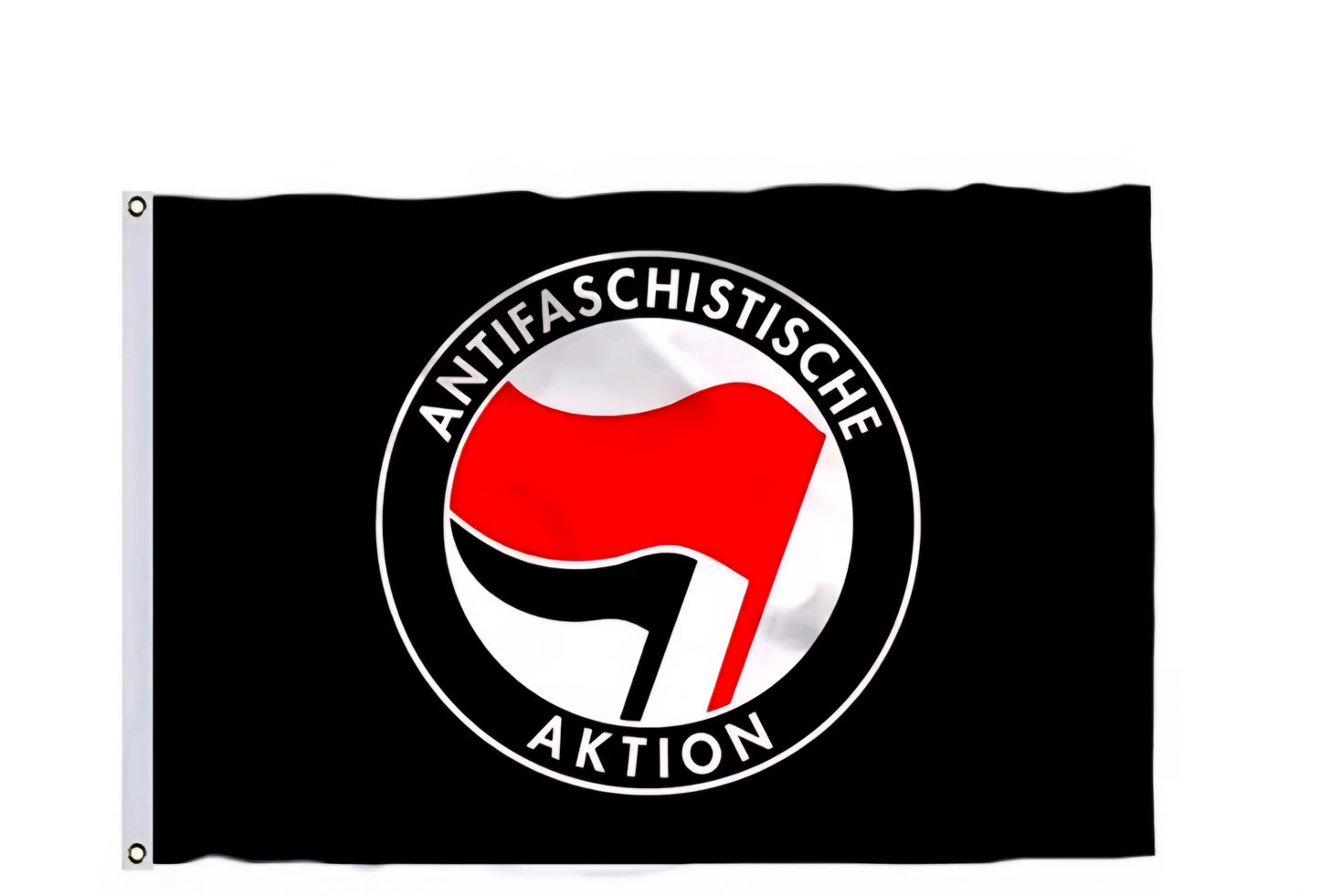 Schwarze Antifa-Fahne -150 x 90 cm