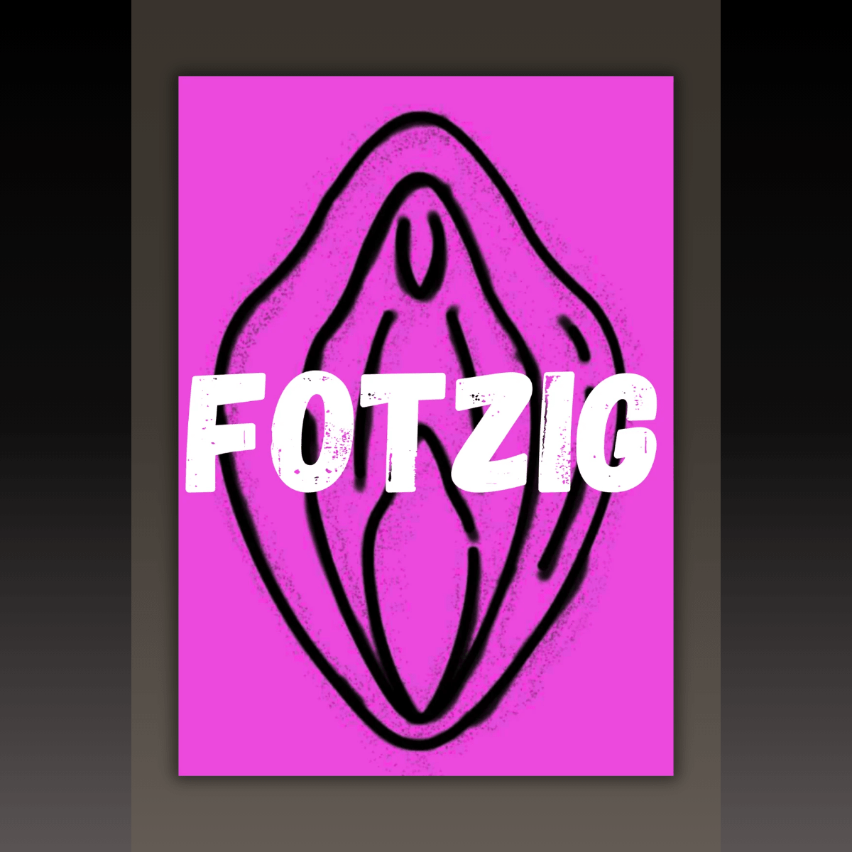 Poster DIN A3+ – Fotzig Kunstdruck | SoliWear - SoliWear