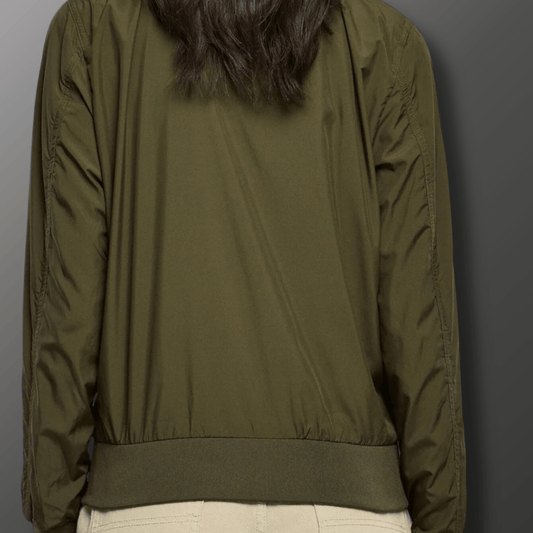 FCK NZS – Taillierte Bomberjacke | Grün - SoliWear