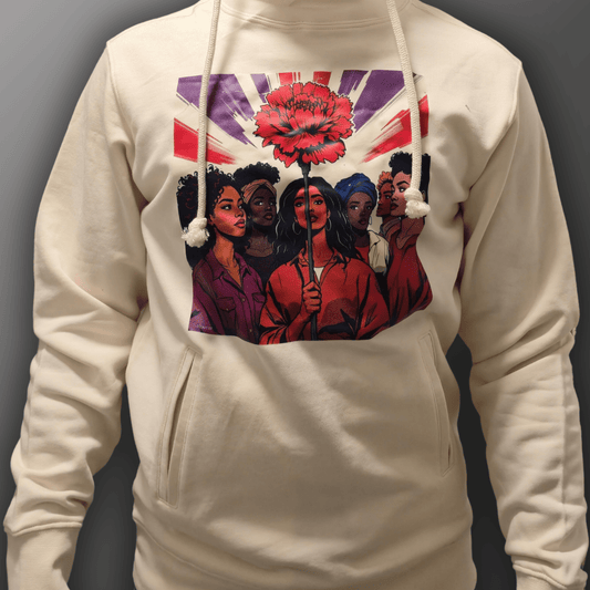 Rote Nelke Hoodie Unisex - SoliWear