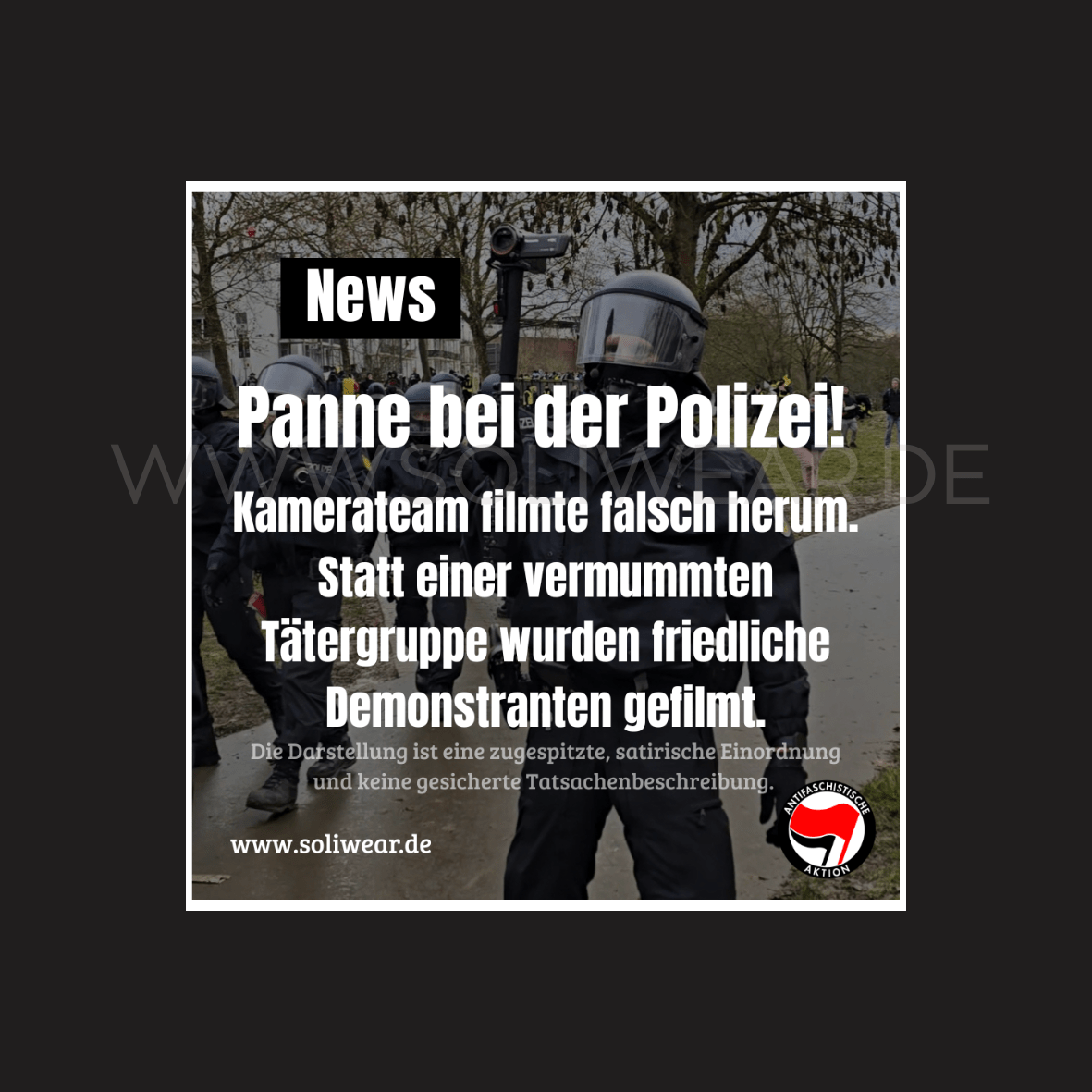 Jetzt vorbestellen🔥 Panne bei der Polizei - Sticker | SoliWear - SoliWear