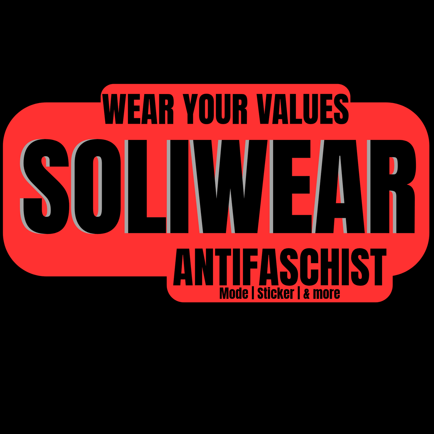 Hier ist Platz für deine Ideen der Solidarität.🚩✊️ - SoliWear