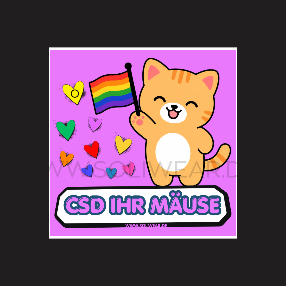 Jetzt vorbestellen🔥CSD ihr Mäuse! - Sticker | SoliWear - SoliWear