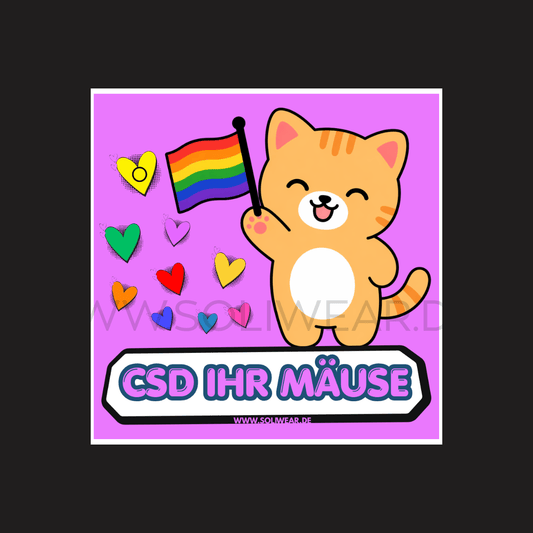 Jetzt vorbestellen🔥CSD ihr Mäuse! - Sticker | SoliWear - SoliWear
