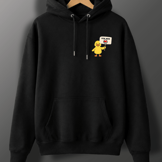 Antifa Enten Hoodie – Handbedruckt | Antifaschistisch, Fair & Nachhaltig - SoliWear