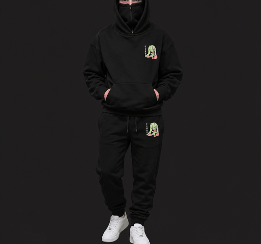 Psst- Jetzt vorbestellen🔥 Green Rabbit – Soliwear® Balaclava Hoodie - SoliWear