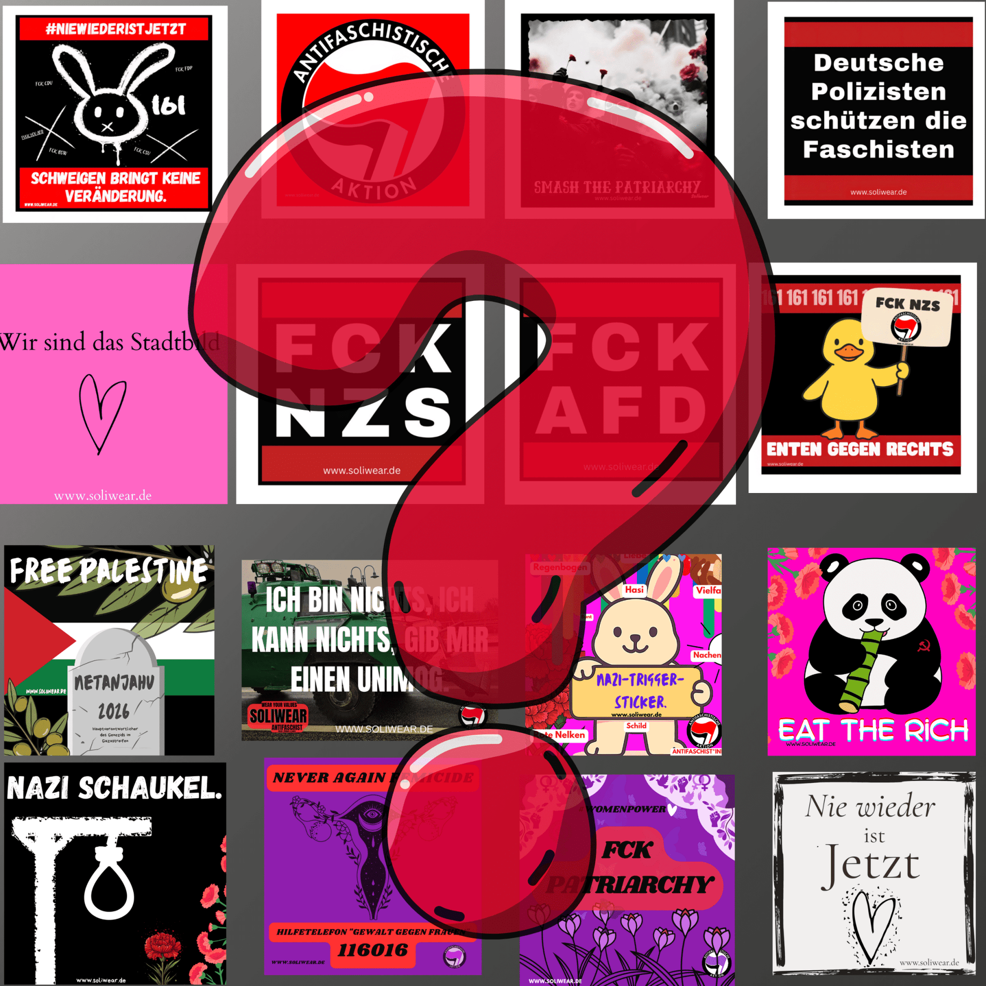 Mystery Sticker Bundle – 50 Aufkleber | SoliWear Mix - SoliWear