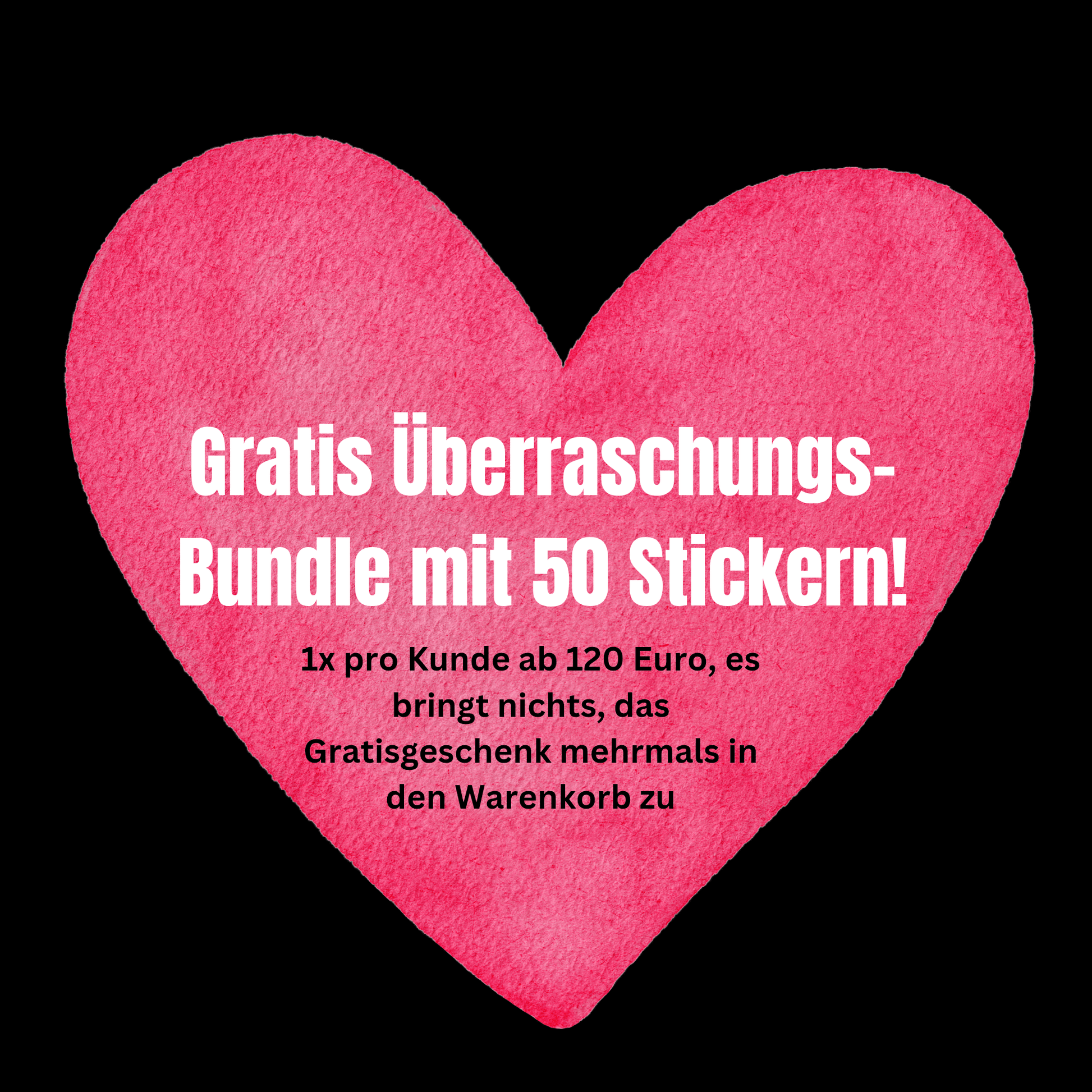 Gratis Überraschungs - Bundle mit 50 Stickern!❤️ - SoliWear