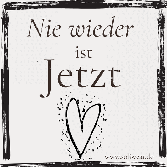 10x „Nie wieder ist Jetzt“ Sticker – 7,4 × 7,4 cm