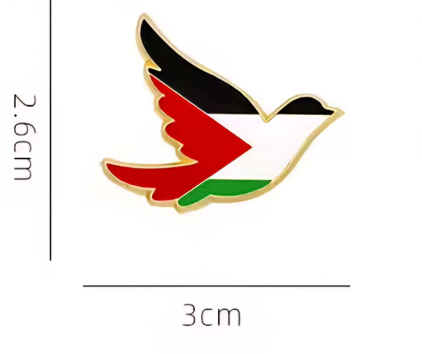 Free Palestine Pin – Solidarität tragen - SoliWear