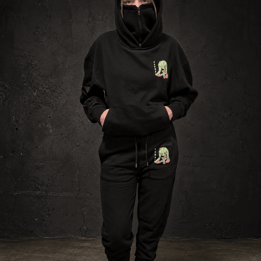 Psst- Jetzt vorbestellen🔥 Green Rabbit – Soliwear® Balaclava Hoodie - SoliWear