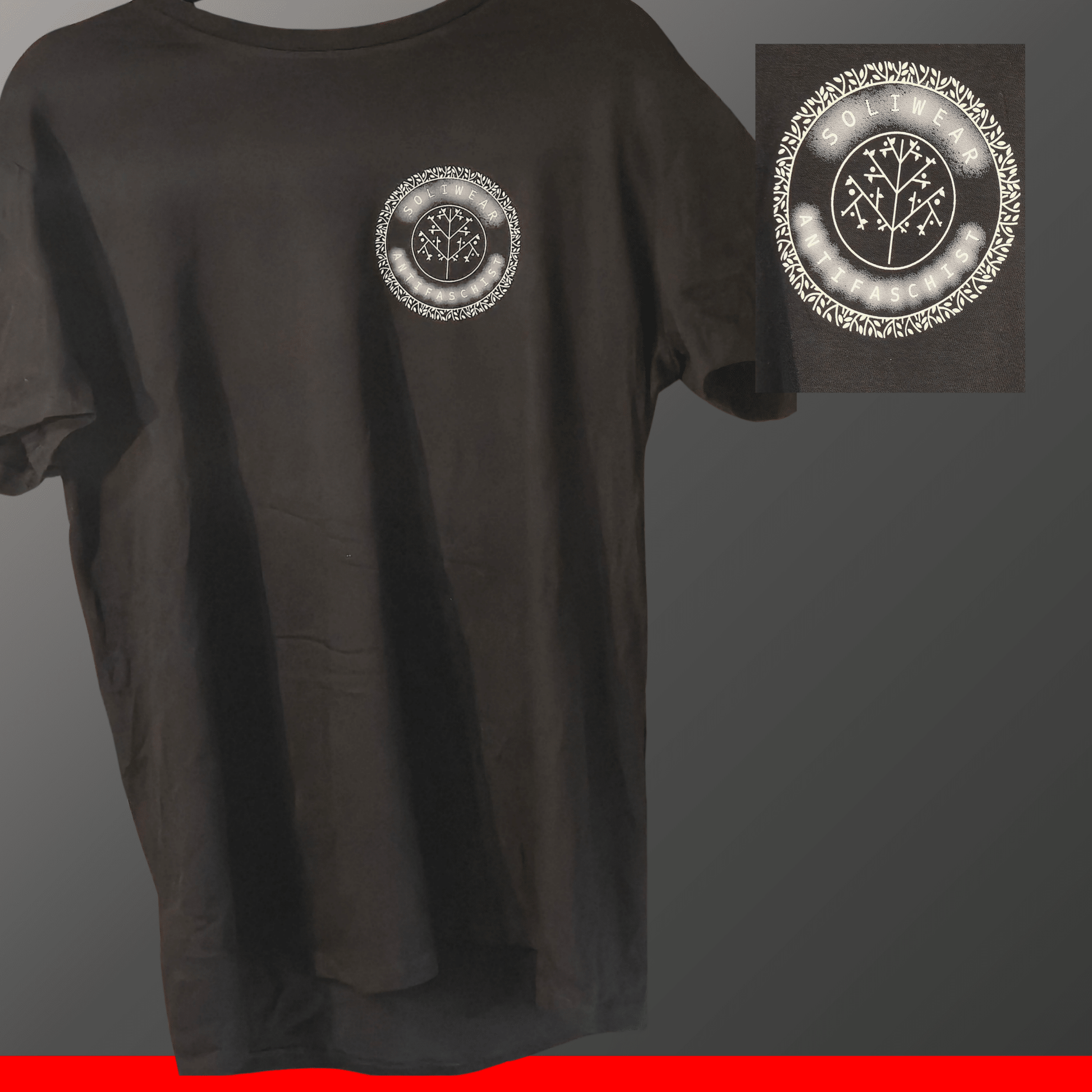 SoliWear T-Shirt mit Logo – B - Ware Größe M - SoliWear