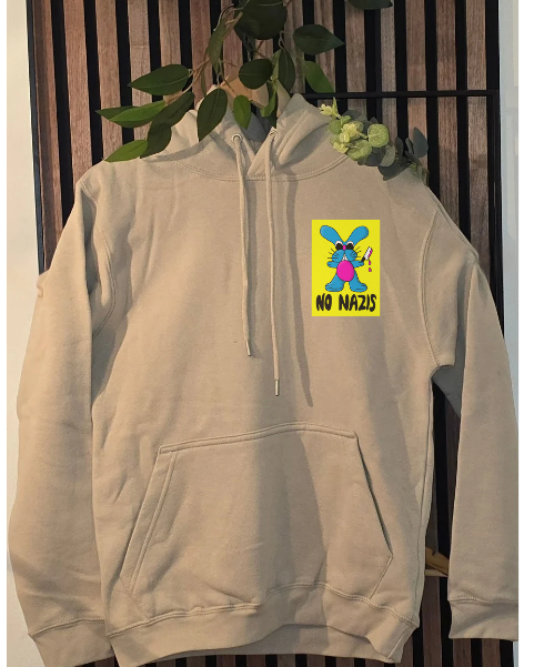Rabbit Hoodie – Handbedruckt fair und bio