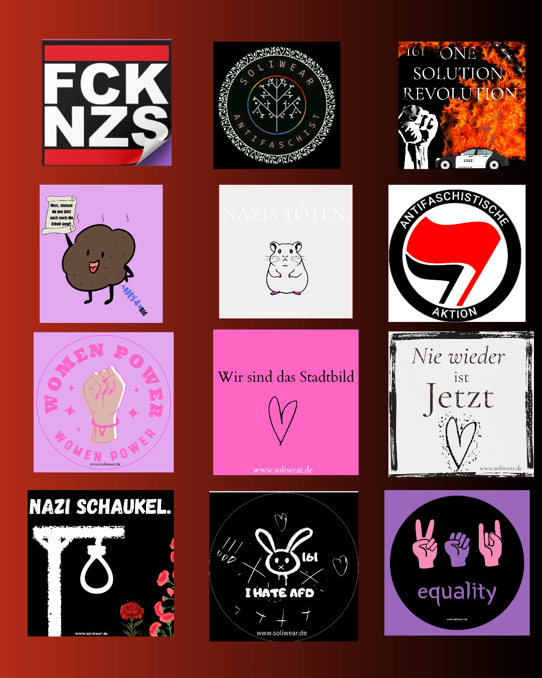 Gratis Überraschungs - Bundle mit 50 Stickern!❤️ - SoliWear