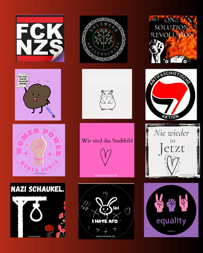 Gratis Überraschungs - Bundle mit 50 Stickern!❤️ - SoliWear