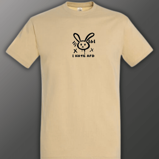 I HATE AFD T-Shirt – Handbedruckt, Fair,Vegan und Nachhaltig - SoliWear
