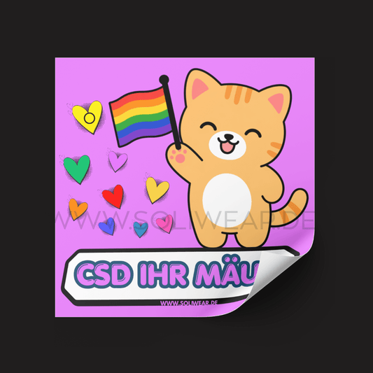 Jetzt vorbestellen🔥CSD ihr Mäuse! - Sticker | SoliWear - SoliWear