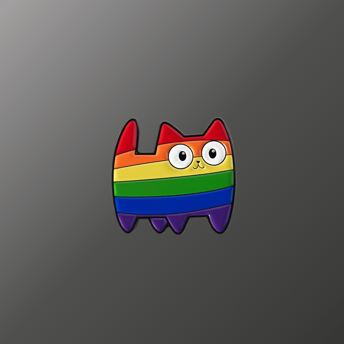 Regenbogen Katze Pin - SoliWear