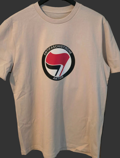 ANTIFA Shirt – Großes Logo mittig
