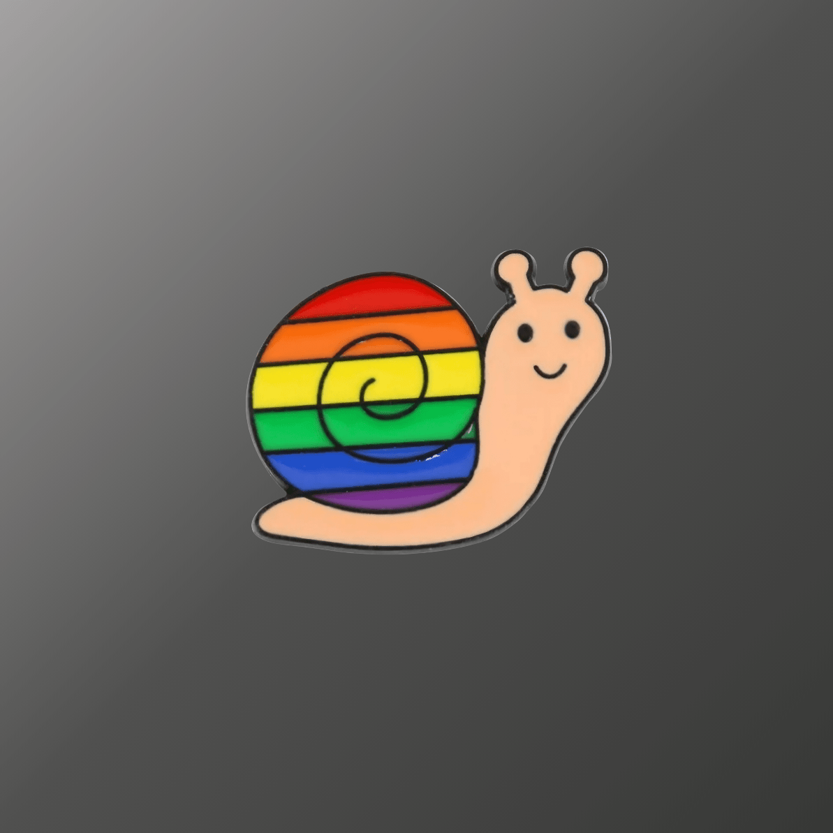 Regenbogen Schnecke Pin - SoliWear