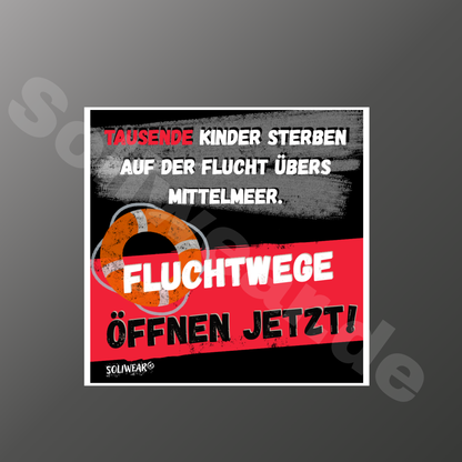 Fluchtwege öffnen jetzt! – Sticker 🔥Vorbestellen🔥