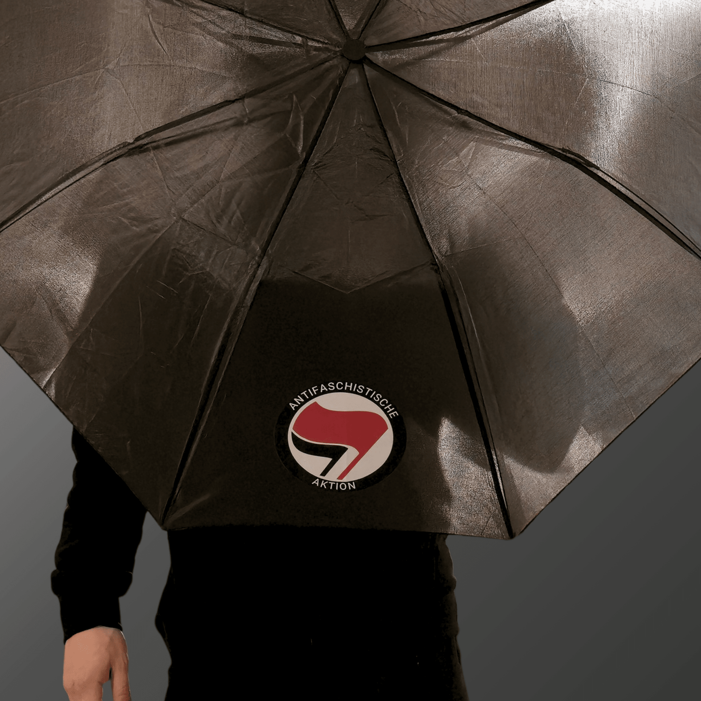 Antifa Presseschutz – Regenschirm für Demos & Aktionen - SoliWear