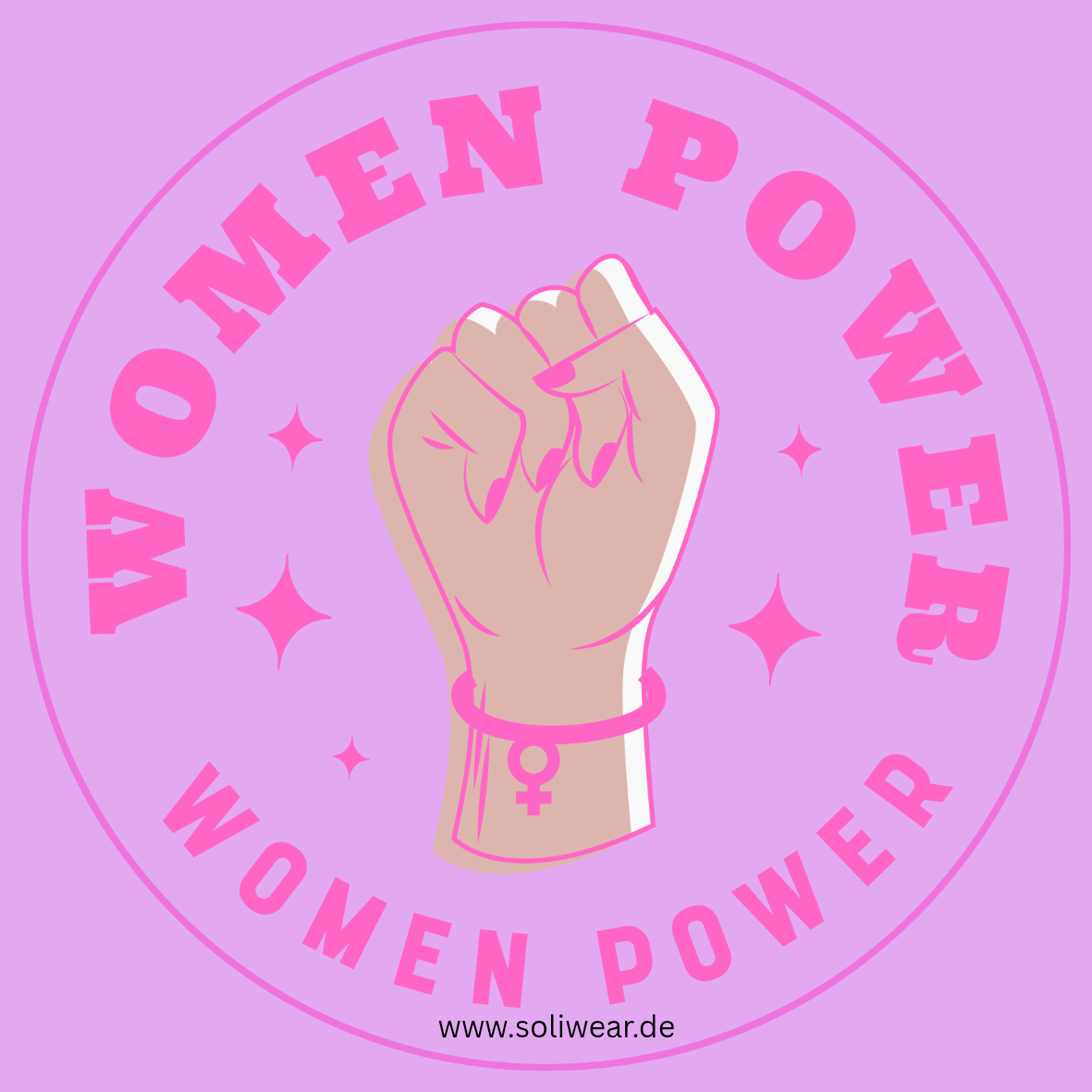10x Women Power Sticker