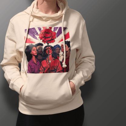 Rote Nelke Hoodie Unisex - SoliWear