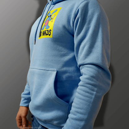 Rabbit Hase Hoodie – Handbedruckt | Antifaschistisch, Fair & Nachhaltig - SoliWear