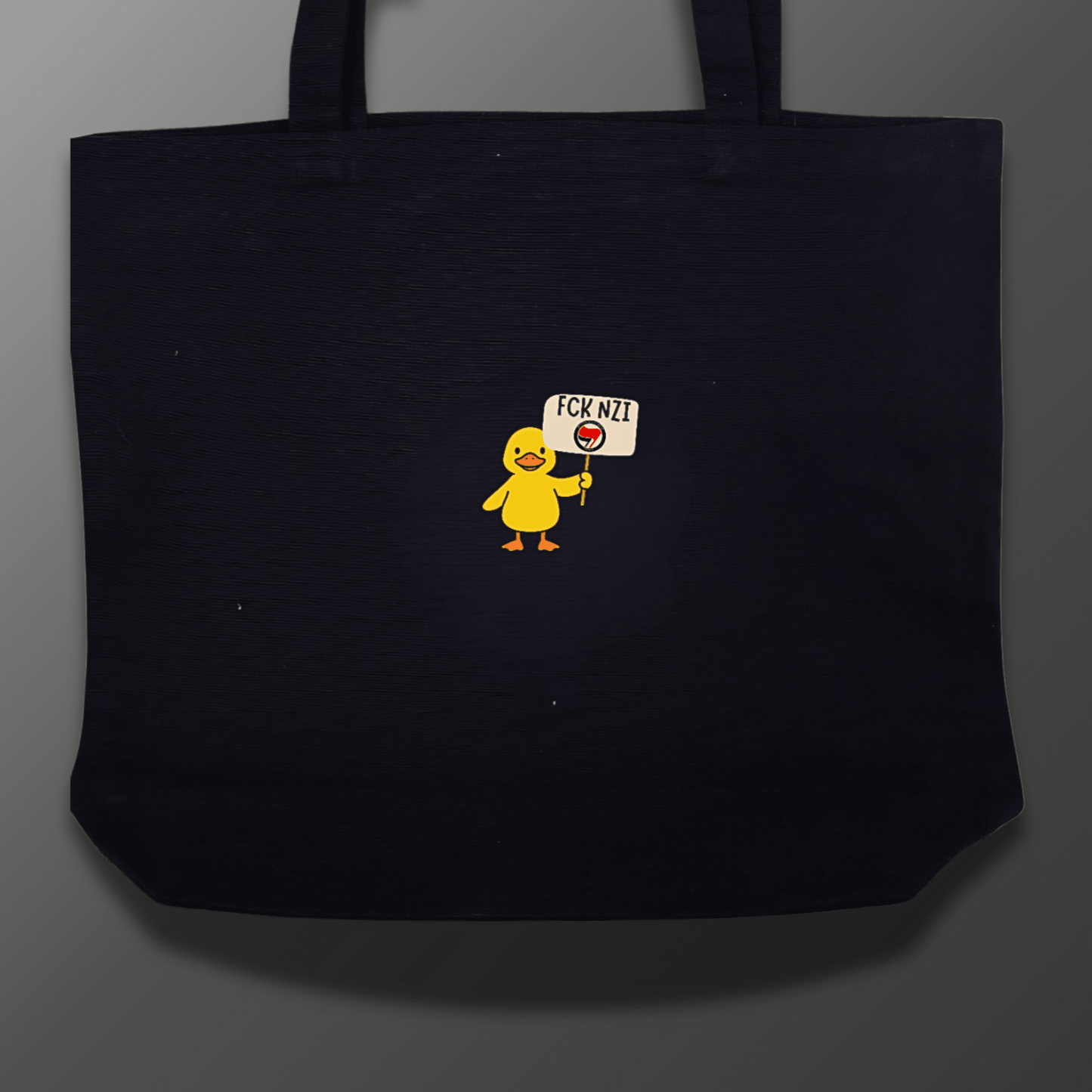 Antifa Enten Bundle – 50 Sticker + T-Shirt + Tasche | Demo - Paket - SoliWear