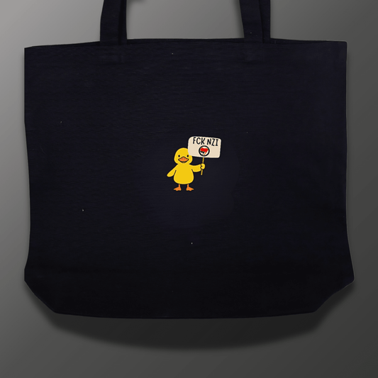 Antifa Enten Bundle – 50 Sticker + T-Shirt + Tasche | Demo - Paket - SoliWear