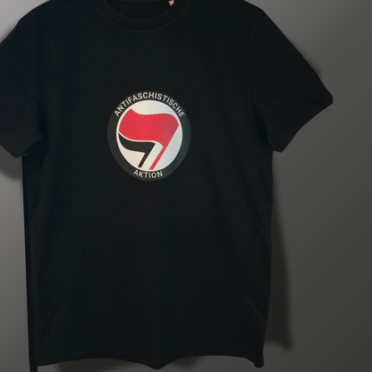 ANTIFA Shirt – Großes Logo mittig