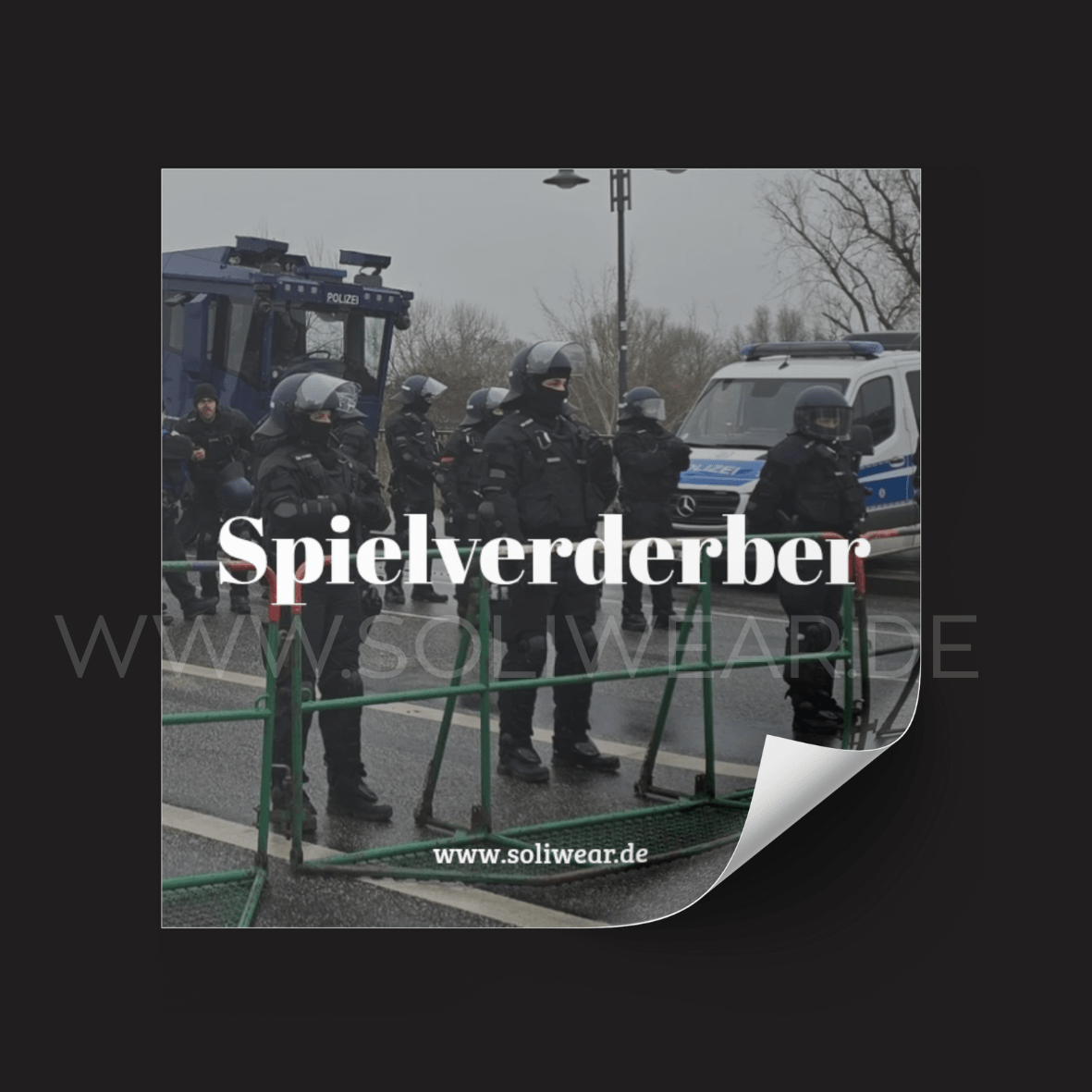 Jetzt vorbestellen 🔥 Spielverderber - Sticker | SoliWear - SoliWear