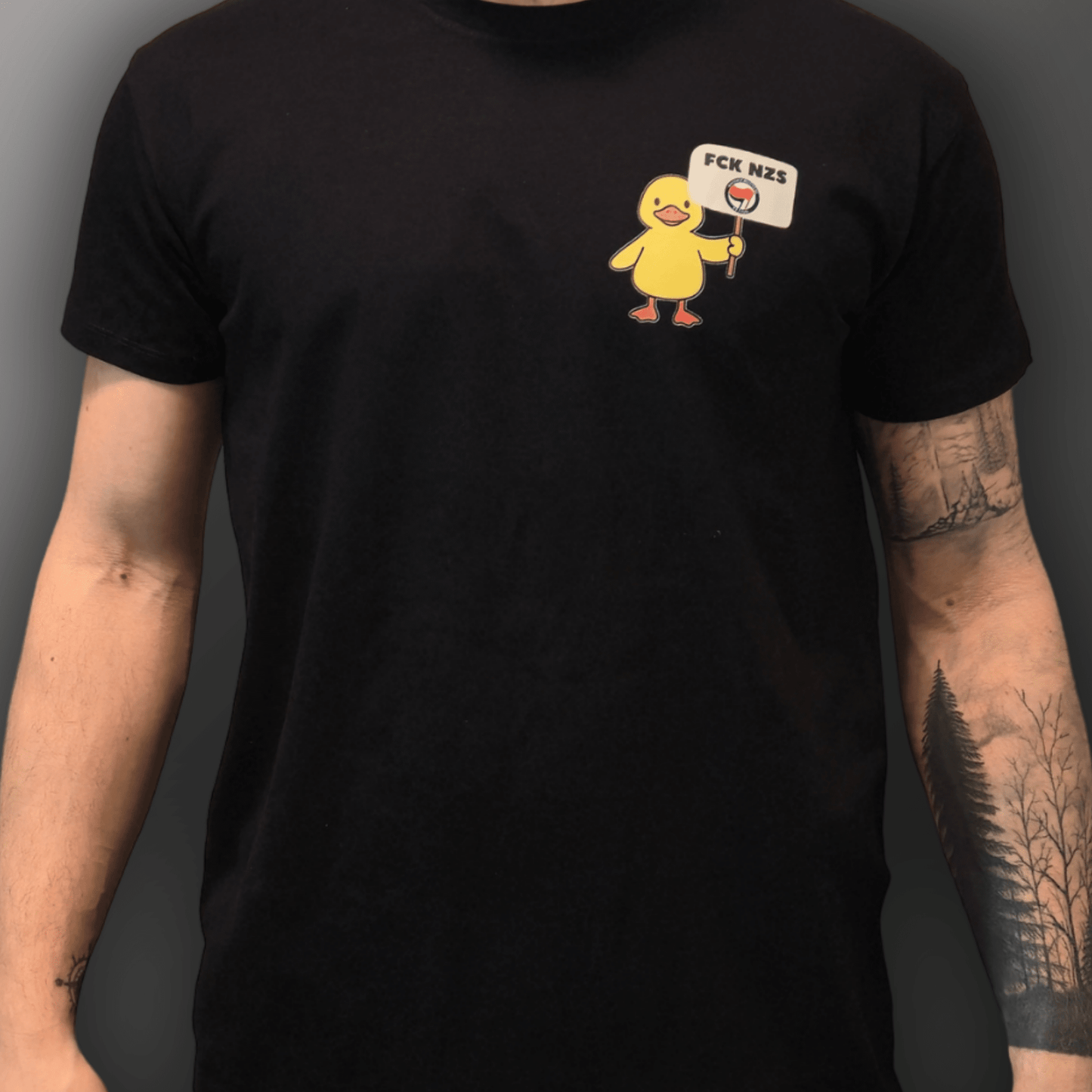 FCK NZS Antifa Enten T-Shirt Unisex - SoliWear