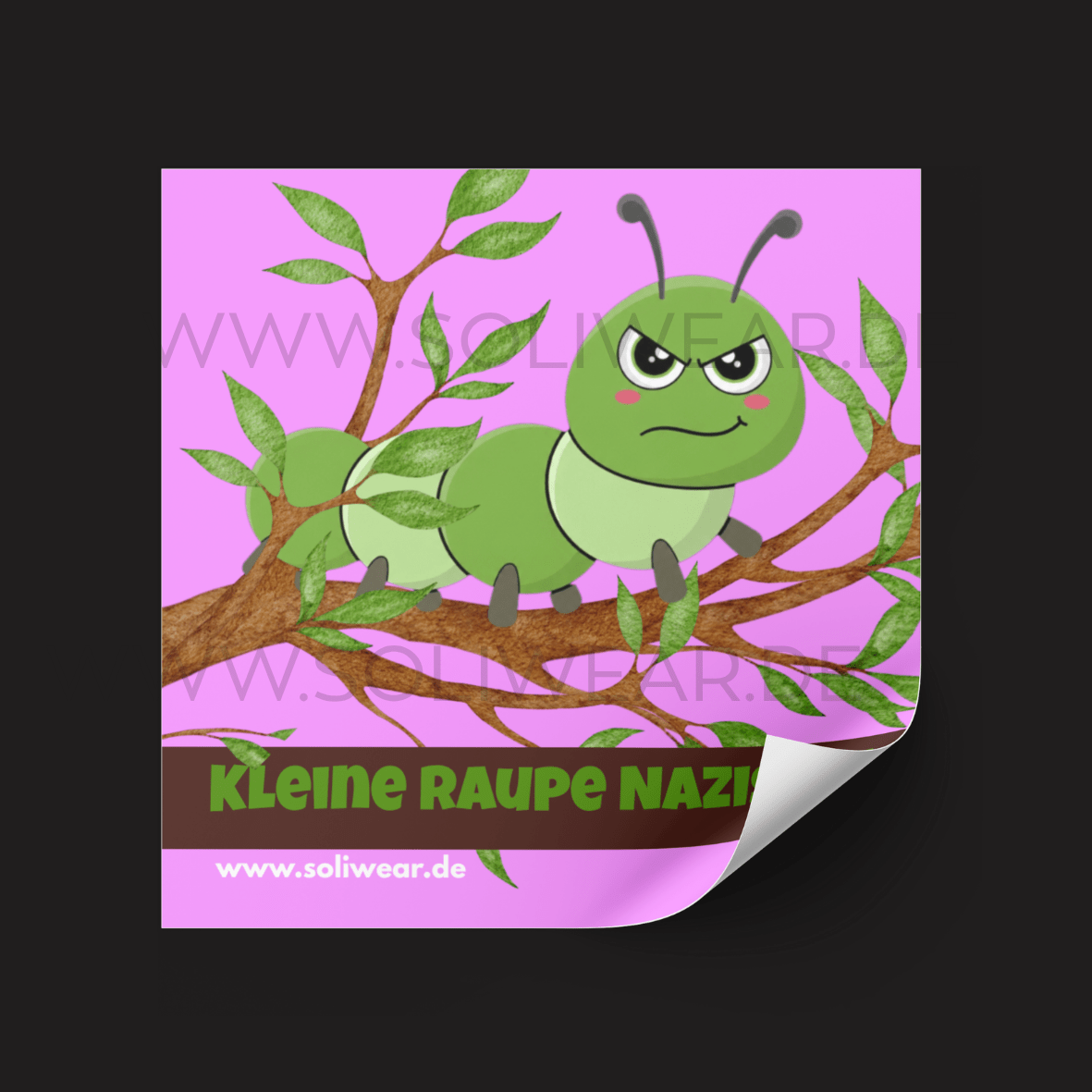 Jetzt vorbestellen🔥 Kleine Raupe Nazisatt - Sticker | SoliWear - SoliWear