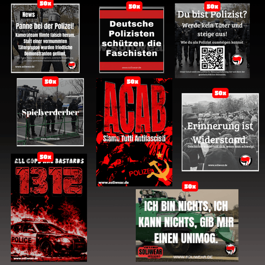 ACAB Bundle aus 400 Stickern! (Lieferbar ab KW 21) - SoliWear
