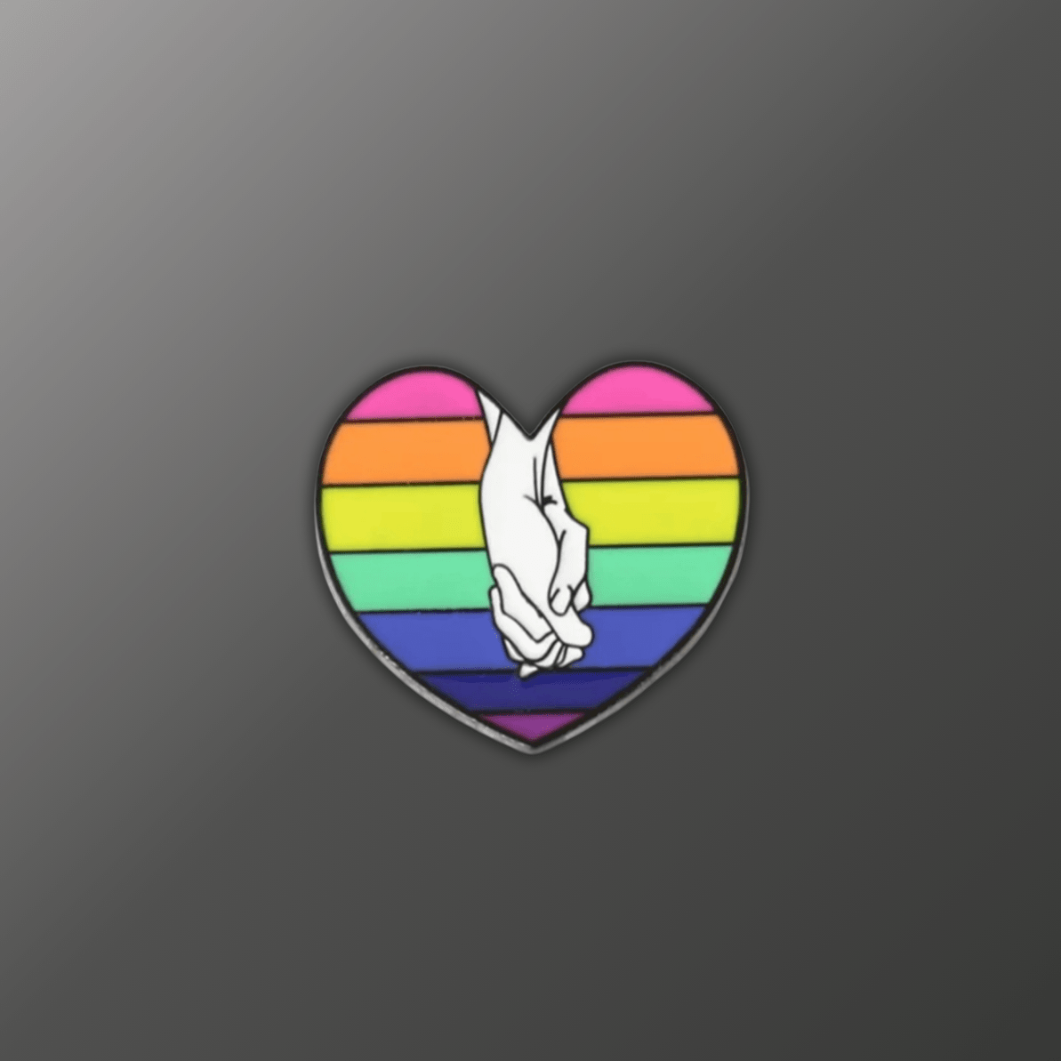 Regenbogen Heart Pin - SoliWear