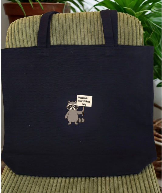 SoliWear Einkauftasche – Fair, Robust und Nachhaltig
Waschbär