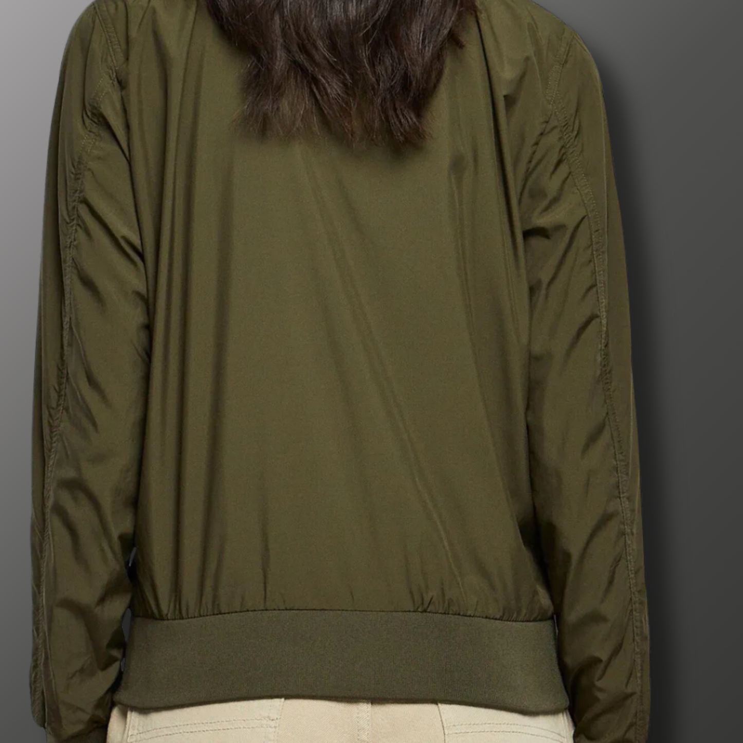 FCK NZS – Taillierte Bomberjacke | Grün