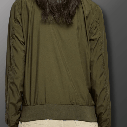 FCK NZS – Taillierte Bomberjacke | Grün - SoliWear